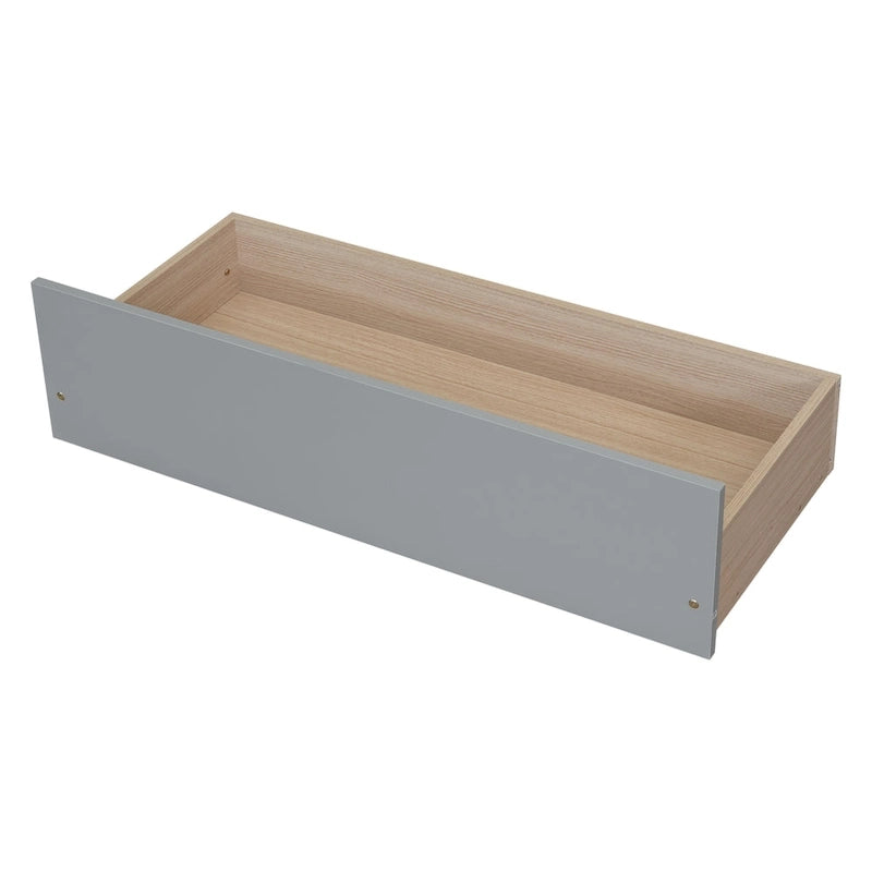 Full Bed with Footboard Bench,2 drawers