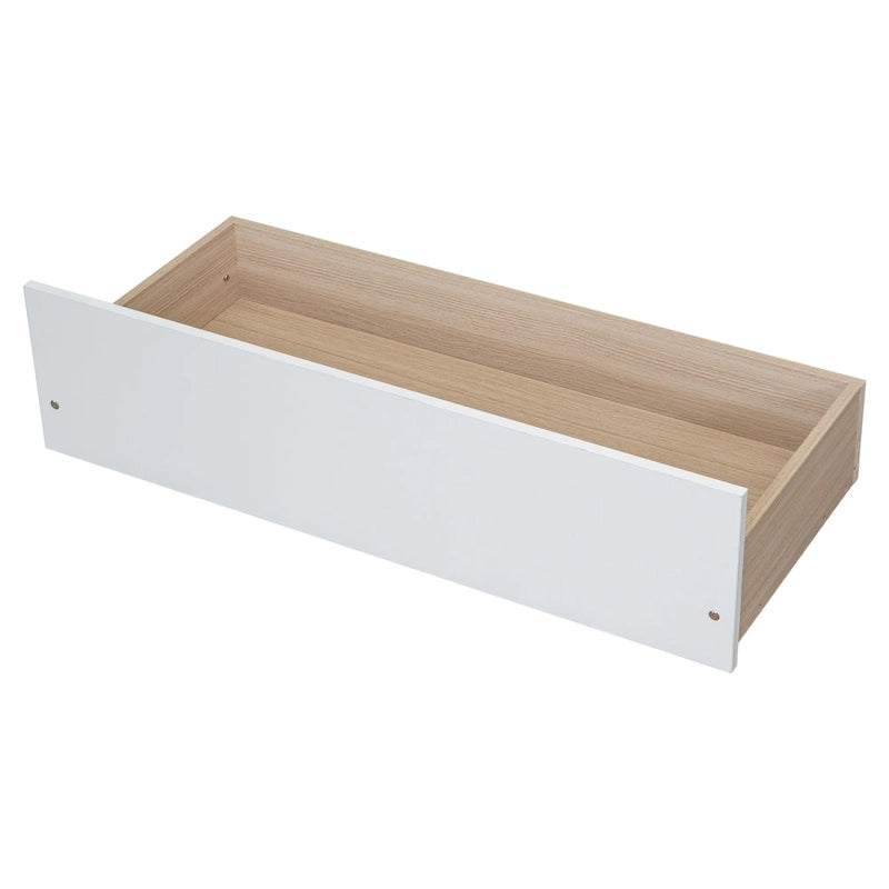 Full Bed with Footboard Bench,2 drawers