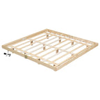 King Size Floating Bed with LED Lights