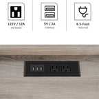 Nightstand with Charging Station