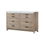 Daemon 4 Piece Light Brown Panel Bedroom Set