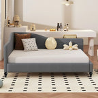 Full Size L-Shaped Linen Daybed