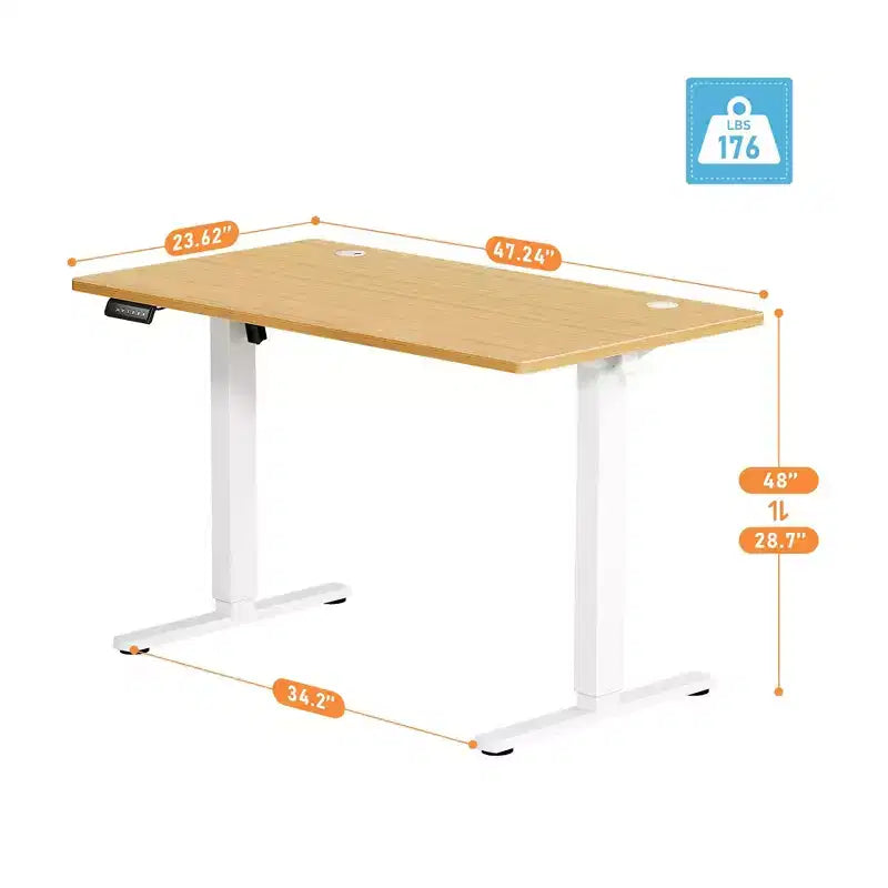JIONJOY 48 Wide Height Adjustable Standing Desk