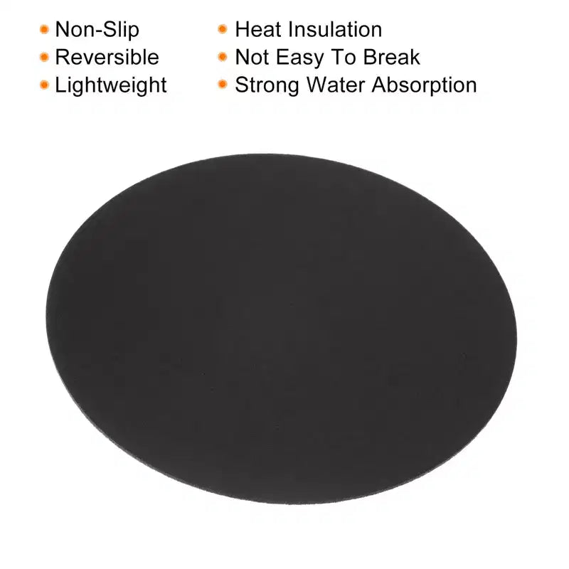 Unique Bargains Reversible Non-slip Heat Insulation Strong Water Absorption Plant Coaster 3 Pcs