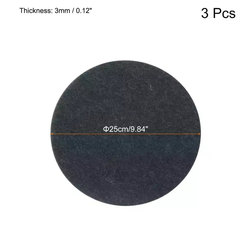 Unique Bargains Reversible Non-slip Heat Insulation Strong Water Absorption Plant Coaster 3 Pcs