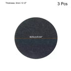 Unique Bargains Reversible Non-slip Heat Insulation Strong Water Absorption Plant Coaster 3 Pcs