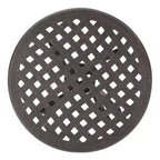 GDFStudio Louis Outdoor Cast Aluminum Round Side Table, Bronze