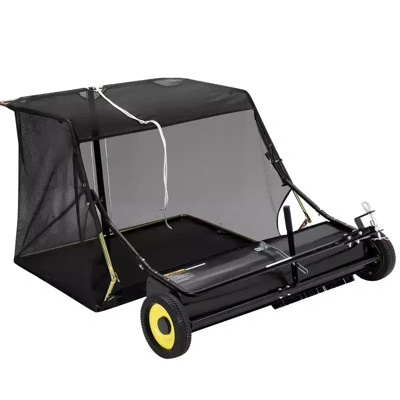 50 Inch Lawn Sweeper Tow Behind with Adjustable Height