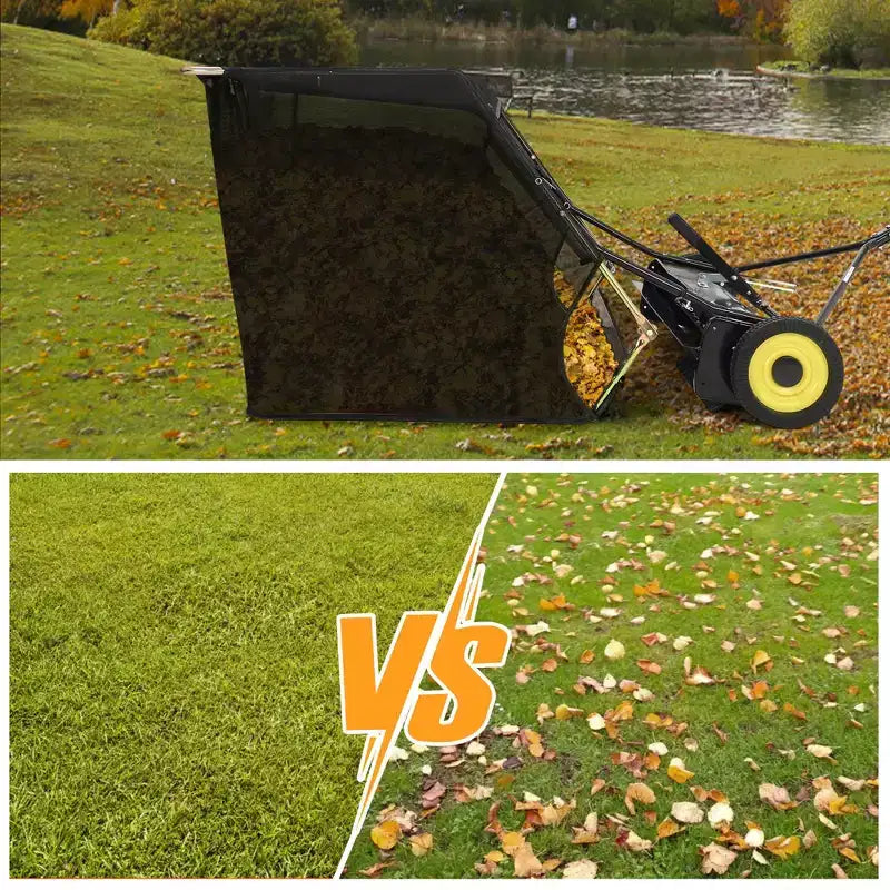 50 Inch Lawn Sweeper Tow Behind with Adjustable Height