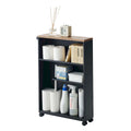 Yamazaki Home Rolling Storage Cart, Steel, Minimal Assembly - L 18.7 x W 5.12 x H 26.97 inches