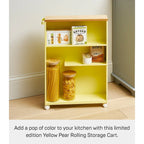 Yamazaki Home Rolling Storage Cart, Steel, Minimal Assembly - L 18.7 x W 5.12 x H 26.97 inches