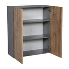 36 x 36 Wall Cabinet-Double Door-Grey - 36 x 36 x 12