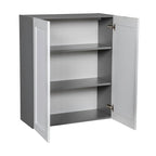 36 x 36 Wall Cabinet-Double Door-Grey - 36 x 36 x 12