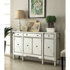 60 Mirrored reflection Andrea hall console cabinet - 60 Inch