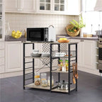 Yaheetech Metal Frame Baker's Rack Kitchen Island Storage Shelf