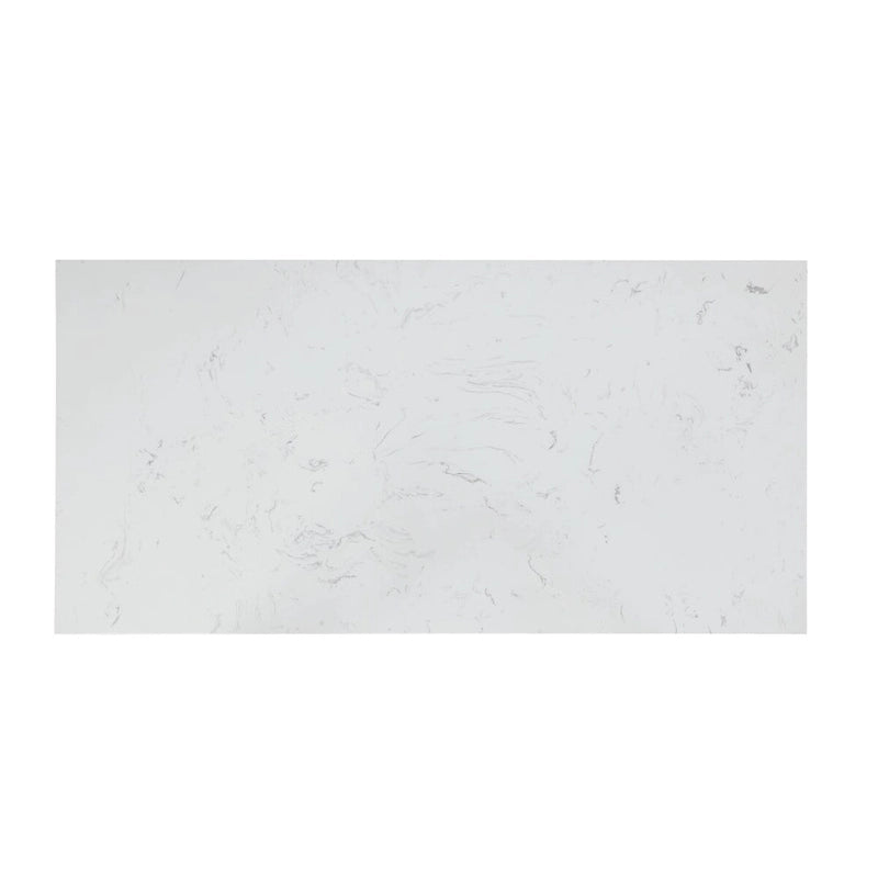 Leota White 2-Drawer Kitchen Island