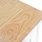 Kitchen Island Cart with Wheels,Storage Cabinet, Solid Wood Desktop