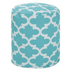 Majestic Home Goods Trellis Indoor / Outdoor Ottoman Pouf 16 L x 16 W x 17 H