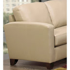 Bryce Italian Top Grain Leather Upholstered Transitional Sofa
