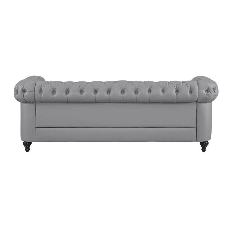 Emery Chesterfield Sofa, Luxurious Comfort for Cozy Living Rooms, Mid-Century Modern couch, Elegance & Serenity, 3-Seater Sofa