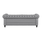 Emery Chesterfield Sofa, Luxurious Comfort for Cozy Living Rooms, Mid-Century Modern couch, Elegance & Serenity, 3-Seater Sofa