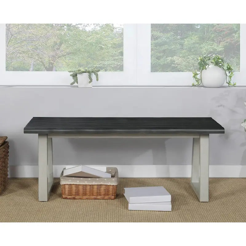 Weston Bench in Rustic Sand Finish