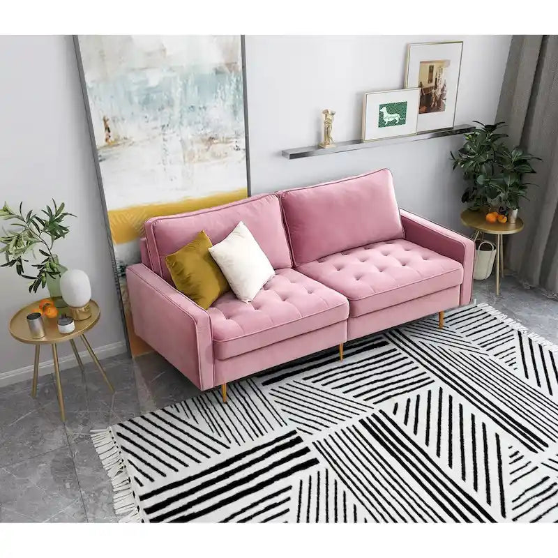 Velvet Fabric Sofa
