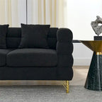 81.5 Oversized 5-Seater L-Shaped Sectional Corner Sofa w/ 3 Cushions