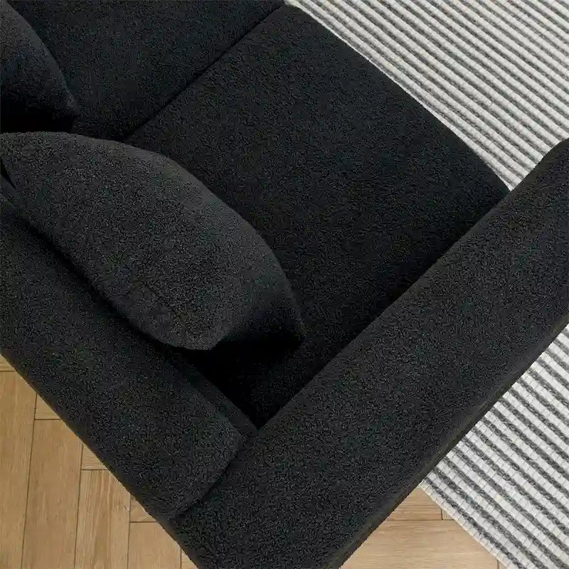81.5 Oversized 5-Seater L-Shaped Sectional Corner Sofa w/ 3 Cushions