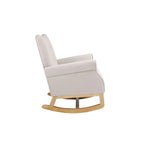 Rocking Chair, Upholstered Accent Chair for Nursery,Living Room, Small Contemporary Rocker, Kids Cushioned Arm Chair