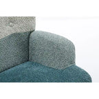 Modern Patchwork Accent Chair for Living Room Bedroom Studio