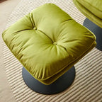 Swivel Leisure chair lounge chair velvet with ottoman