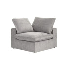 Commix Down Filled Corner Sectional Sofa 5-seats Couch with Ottoman
