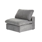 Commix Down Filled Corner Sectional Sofa 5-seats Couch with Ottoman