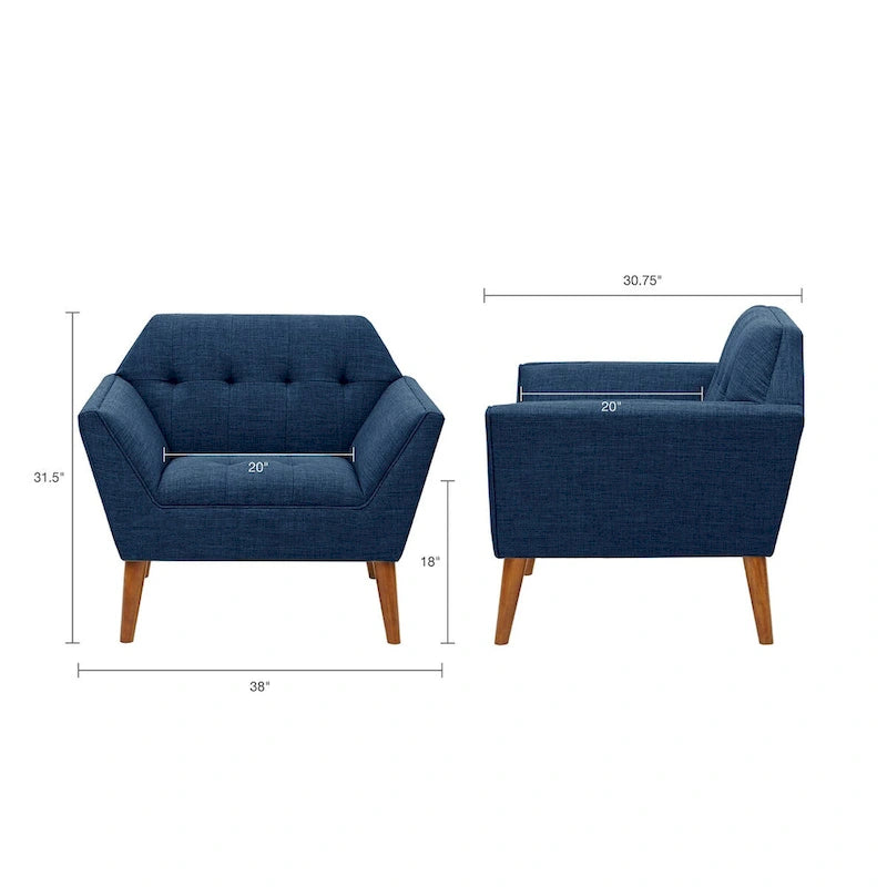 Lounge ChairModern Accent Chair,for Living Room Bedroom Studio,Living Room Chairs Comfy Reading