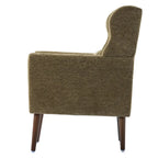 Mid-Century Modern Accent Chair with Waist Cushion, Set of 1