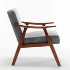 Solid Wood Frame Accent Chair