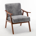Solid Wood Frame Accent Chair