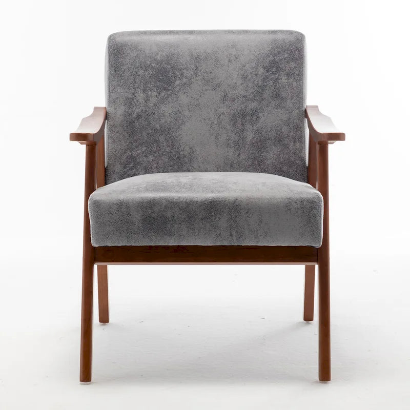 Solid Wood Frame Accent Chair