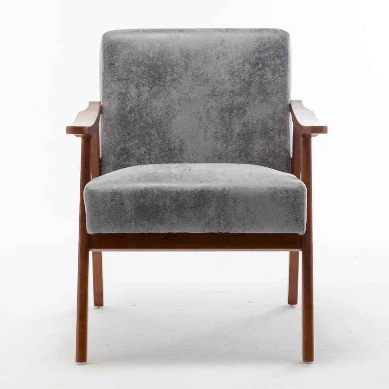 Solid Wood Frame Accent Chair