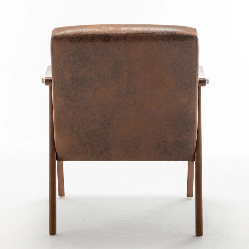 Solid Wood Frame Accent Chair