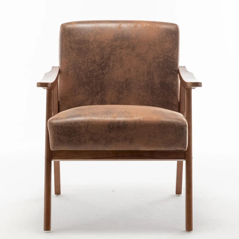 Solid Wood Frame Accent Chair