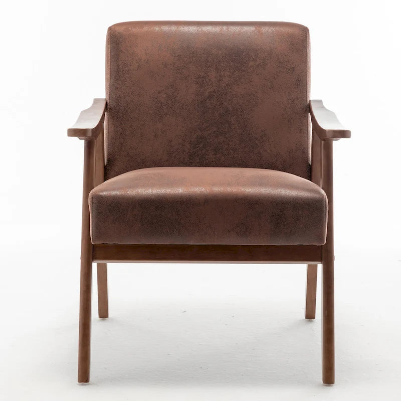 Solid Wood Frame Accent Chair