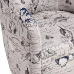 Sea Oat Swivel Barrel polyester Chair