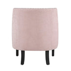 Modern Traditional Accent Chair Chenille Upholstery Button-Tufted Solid Wood 1pc Living Room Furniture