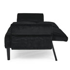 87 Velvet Convertible Folding Sofa Bed with Adjustable Armrests