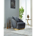 Ellie 2-piece Living room Set Pillow Back
