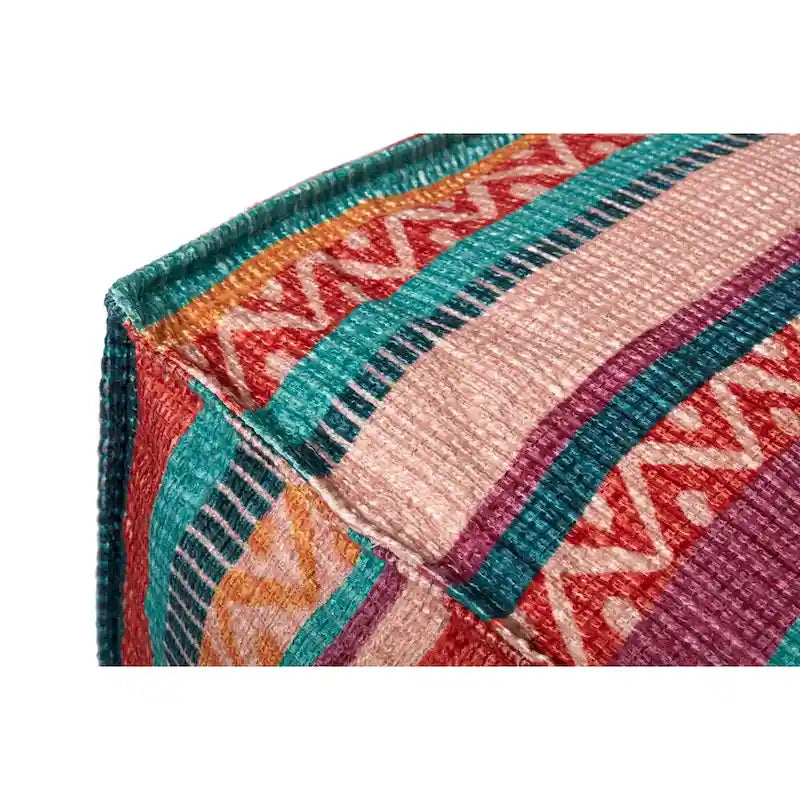 Alexander Home Striped Boho Southwestern Pouf