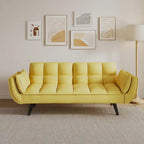 57 Futon Sofa Bed, Convertible Folding Futon Couch Recliner Lounge For Living Room