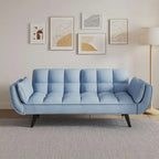 57 Futon Sofa Bed, Convertible Folding Futon Couch Recliner Lounge For Living Room
